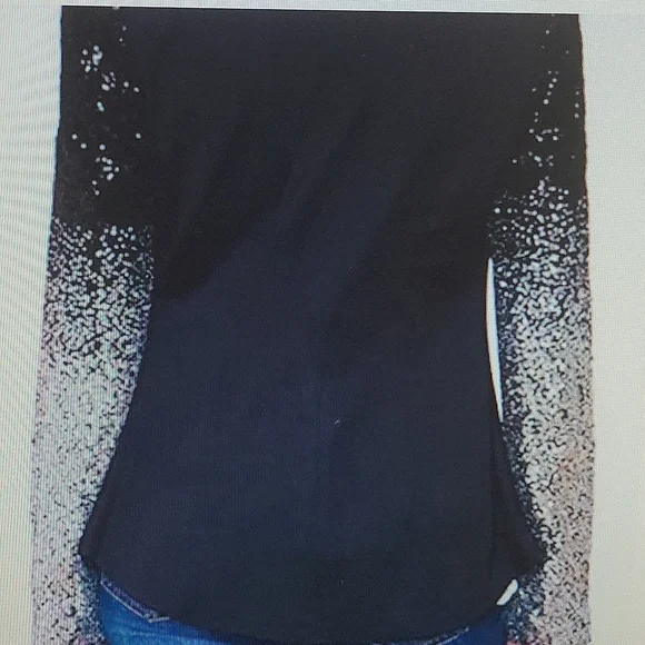 Haoyihui black and silver sequin blazer - Picture 2 of 8